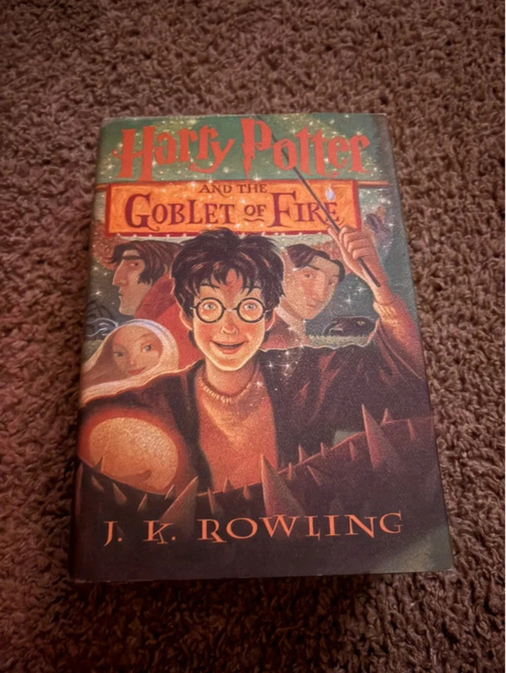 $first edition, with errors!$ Harry Potter and the goblet of fire hardcover